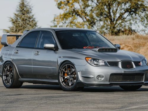 Silver Subaru WRX STI - VS-5RS in Anthracite