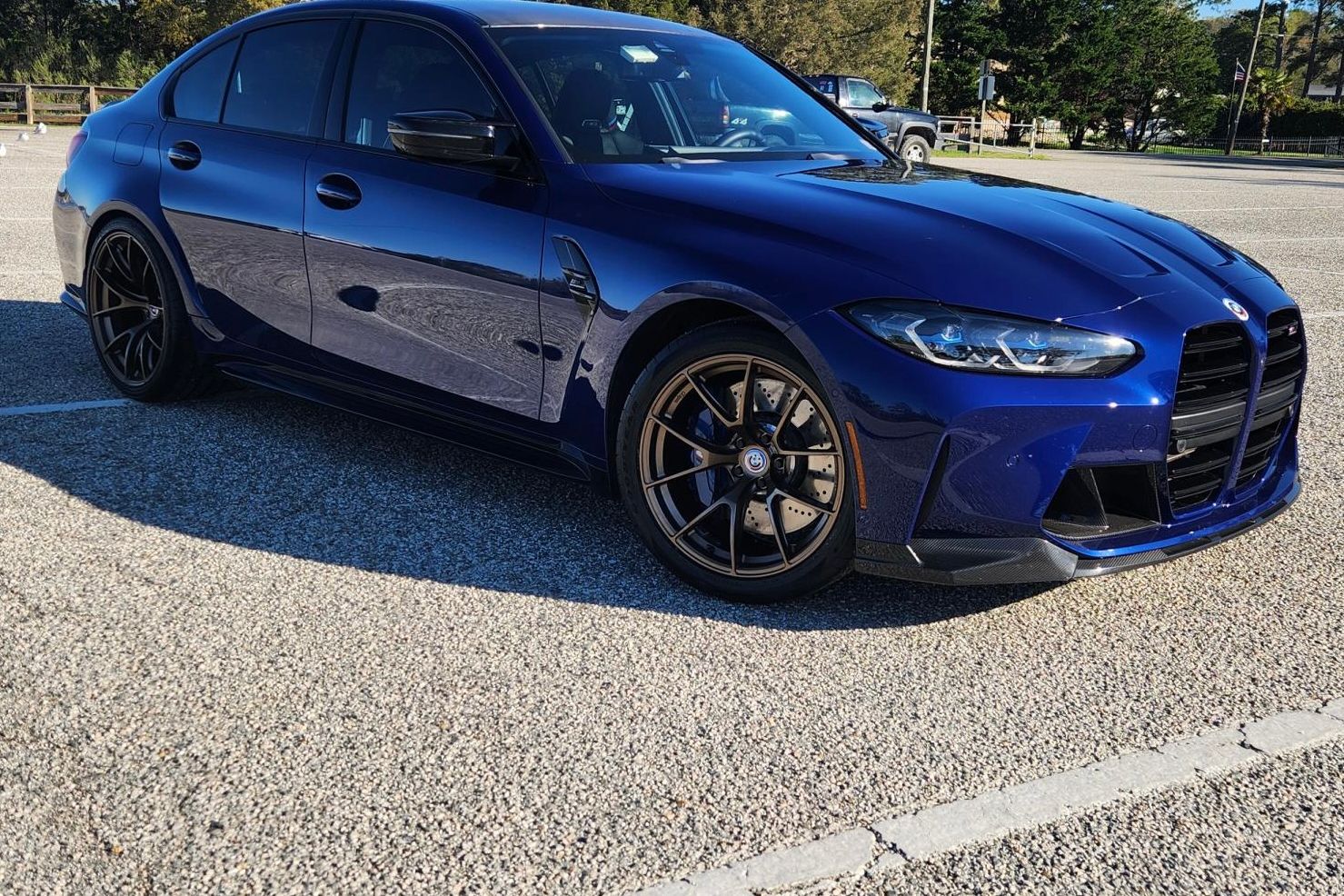BMW G80 M3 with 19"/20" VS-5RS in Satin Bronze