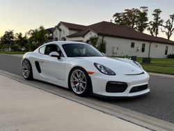 White Porsche Cayman - VS-5RS in Brushed Clear