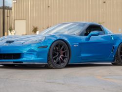 Blue Chevrolet Corvette - SM-10 in Satin Black