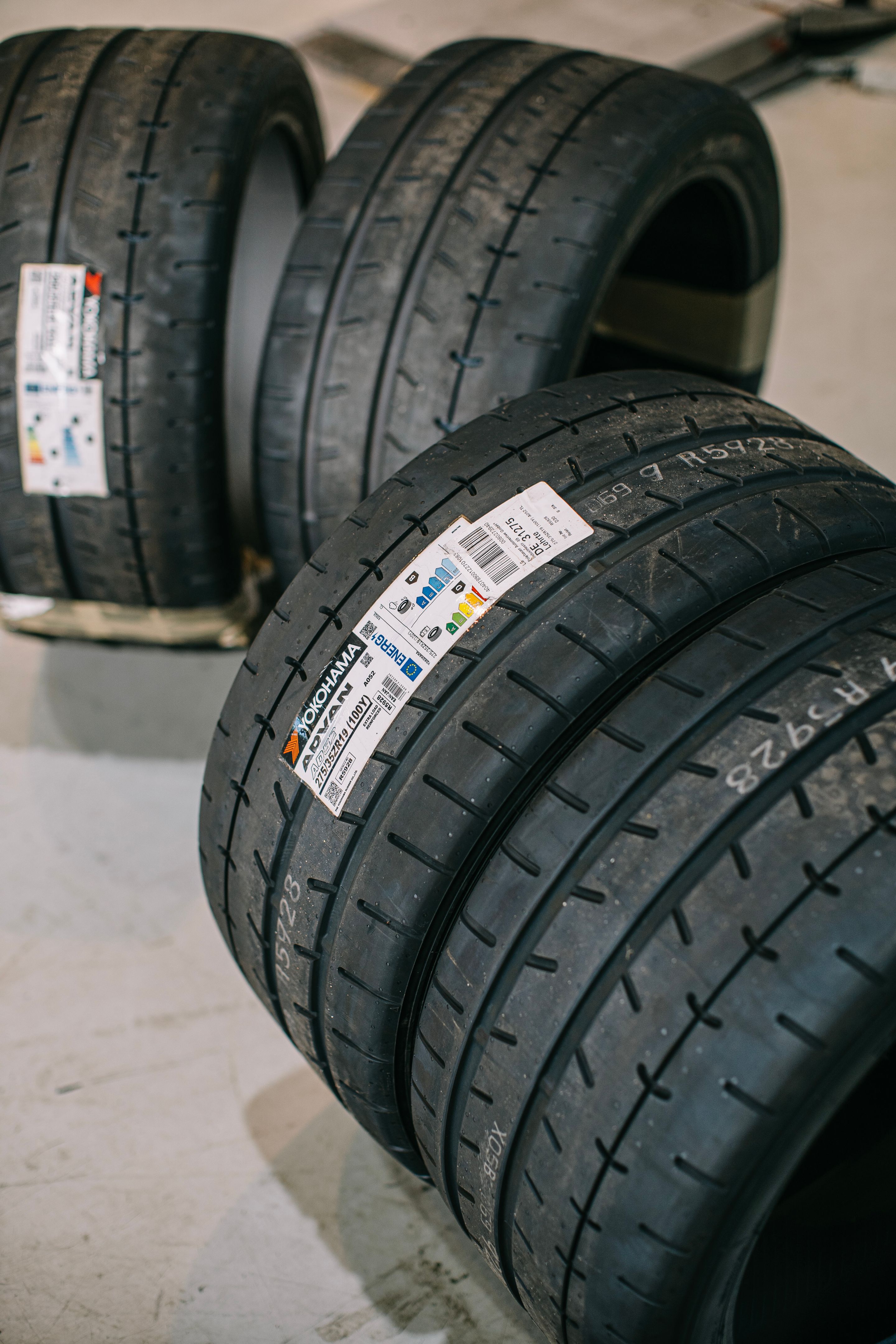 Green BMW G80 M3 with 19" VS-5RS Apex wheels in Brushed Clear