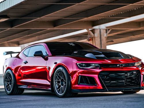 Red Chevrolet Camaro - ARC-8 in Anthracite