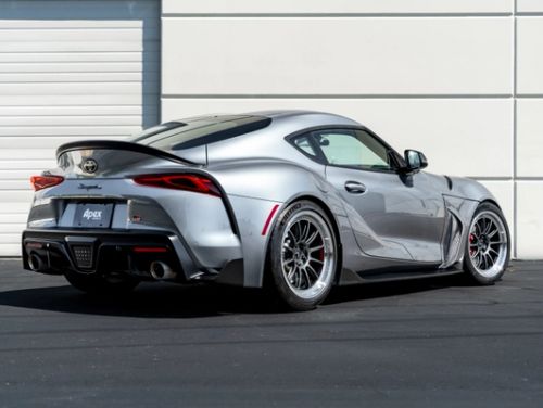 Grey Toyota Supra - SL-12RT in Machined Lip Anthracite
