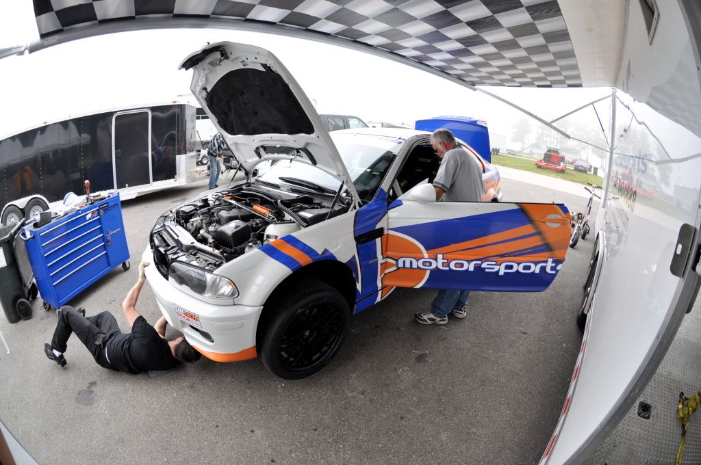 Multicolor BMW E46 M3 with 18" ARC-8 Apex wheels in Satin Black