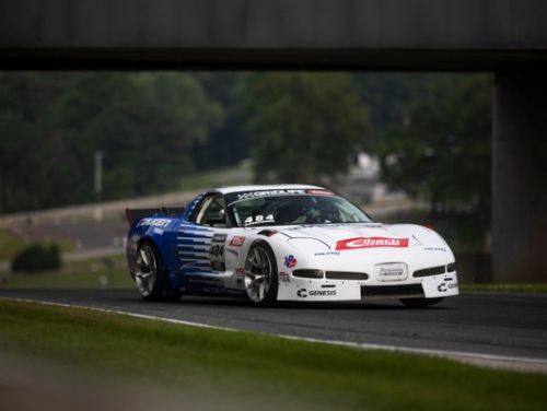 White Chevrolet Corvette - VS-5RS in Brushed Clear