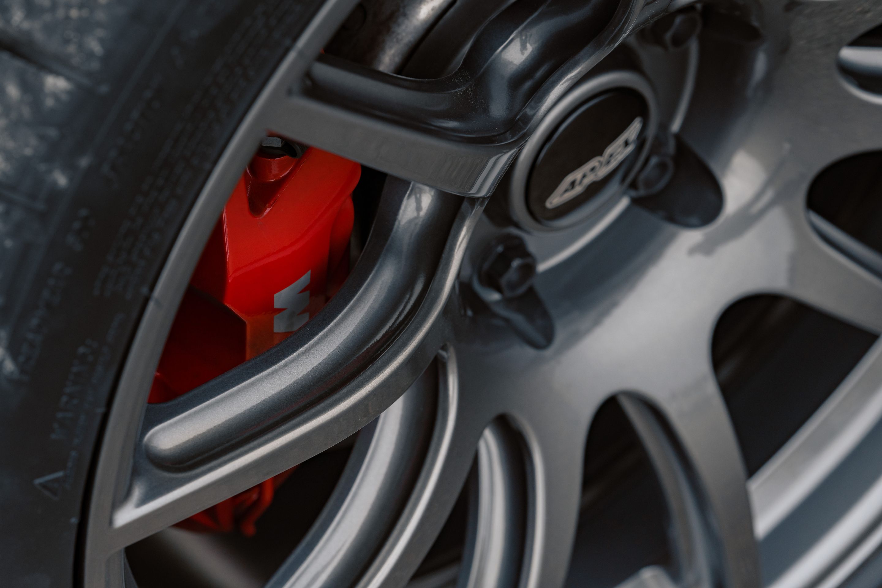 Blue BMW G20 Sedan 3 Series with 19" SM-10 Apex wheels in Anthracite