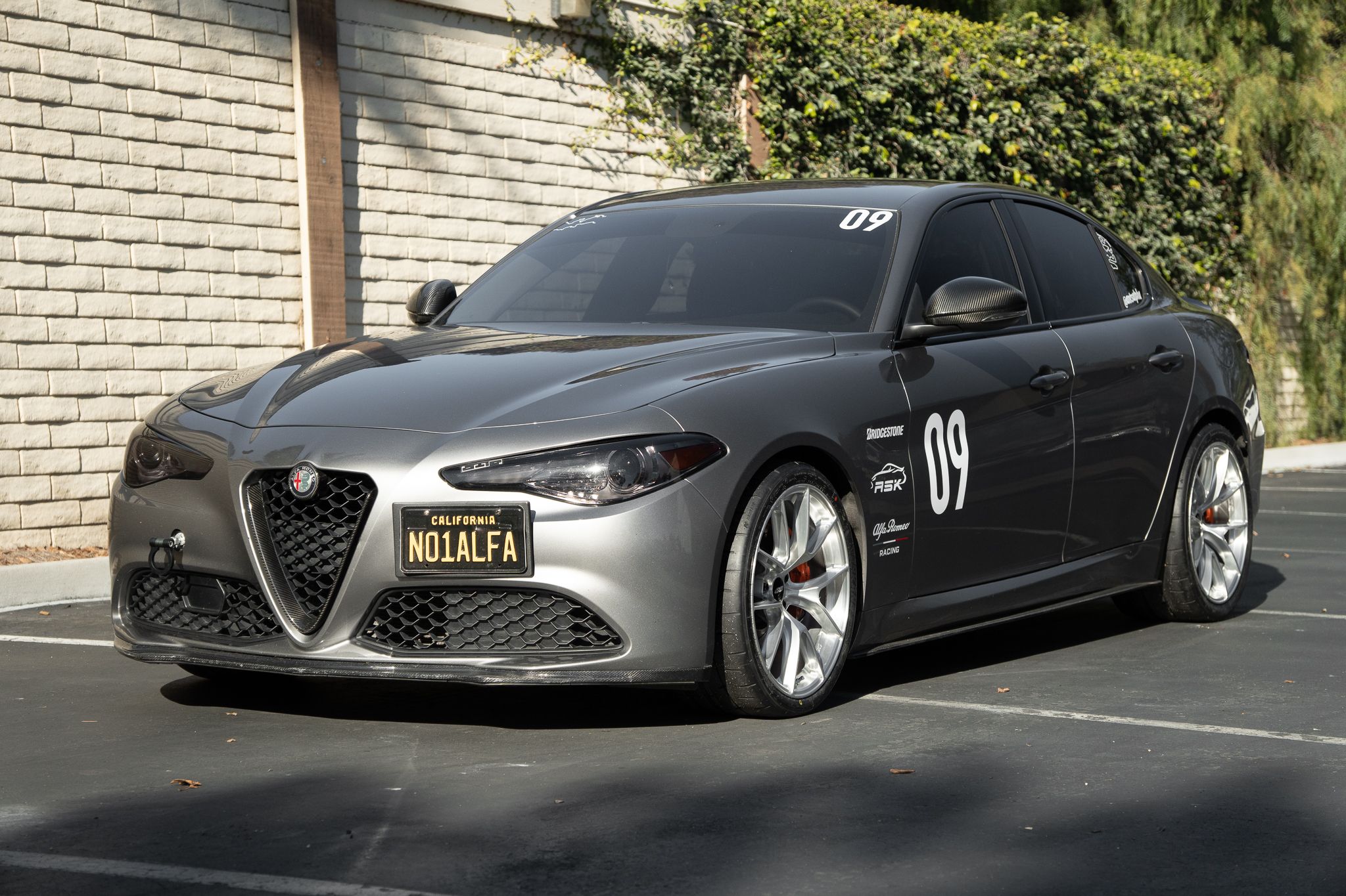 Grey Alfa Romeo Giulia - VS-5RS in Brushed Clear