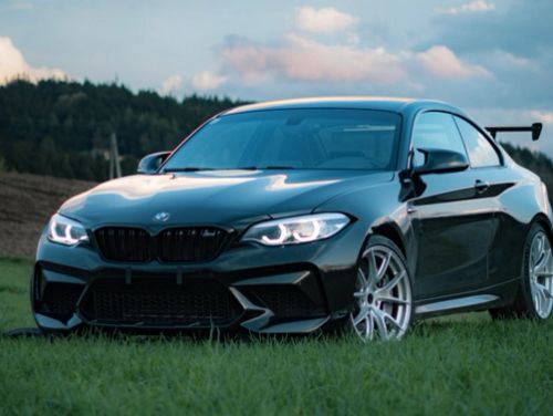 Black BMW M2 - VS-5 in Race Silver