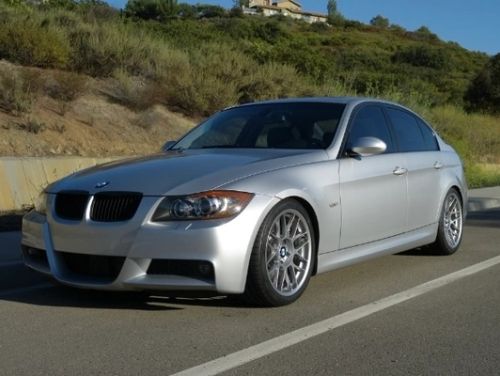 Silver BMW 3 Series - ARC-8 in Hyper Black