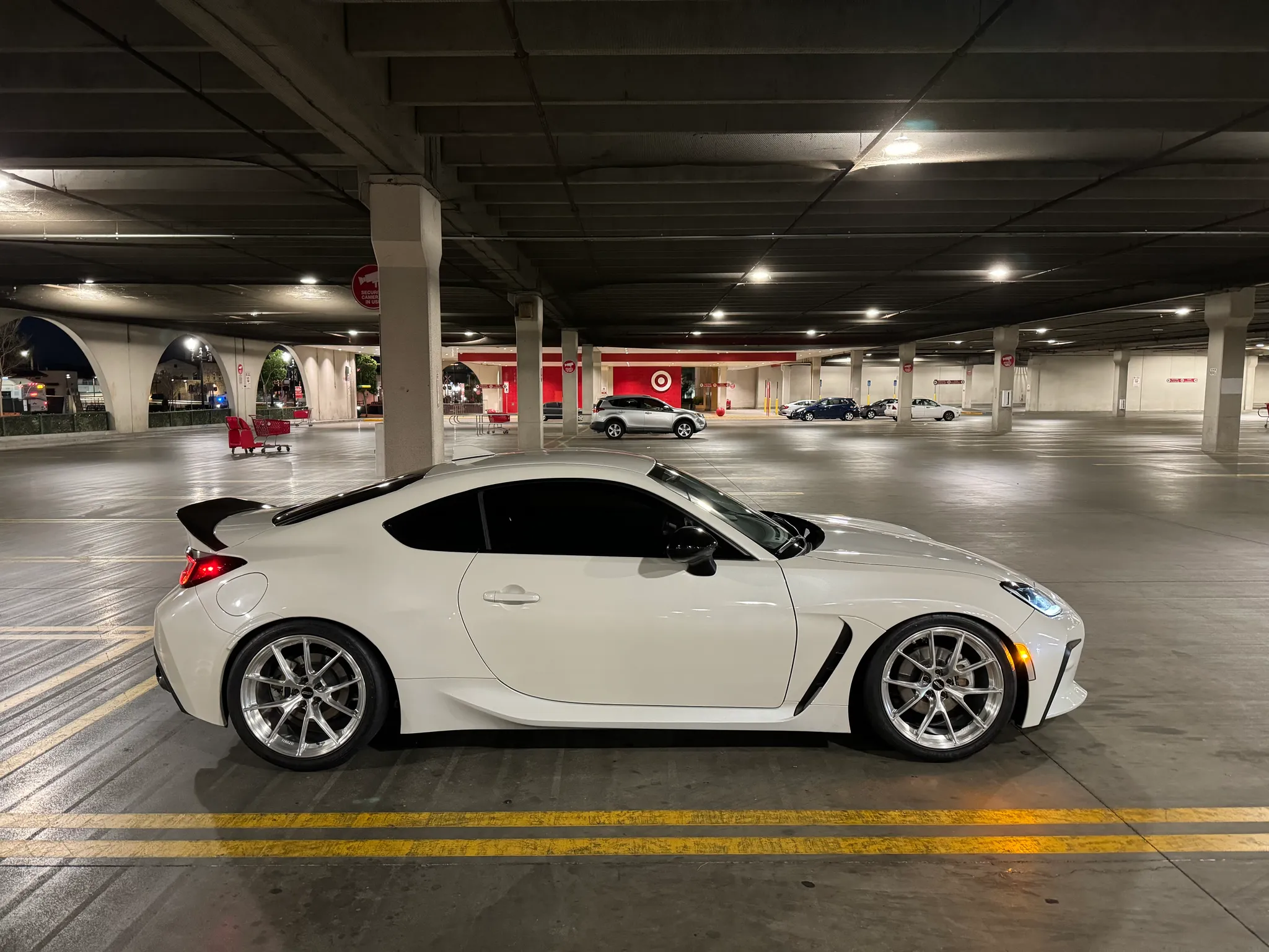 White Rims Gr86 Toyota GR86 with 18