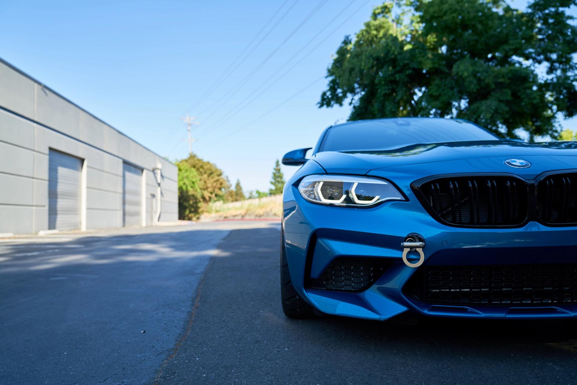 BMW F87 M2 with 19" EC-7 in Race Silver