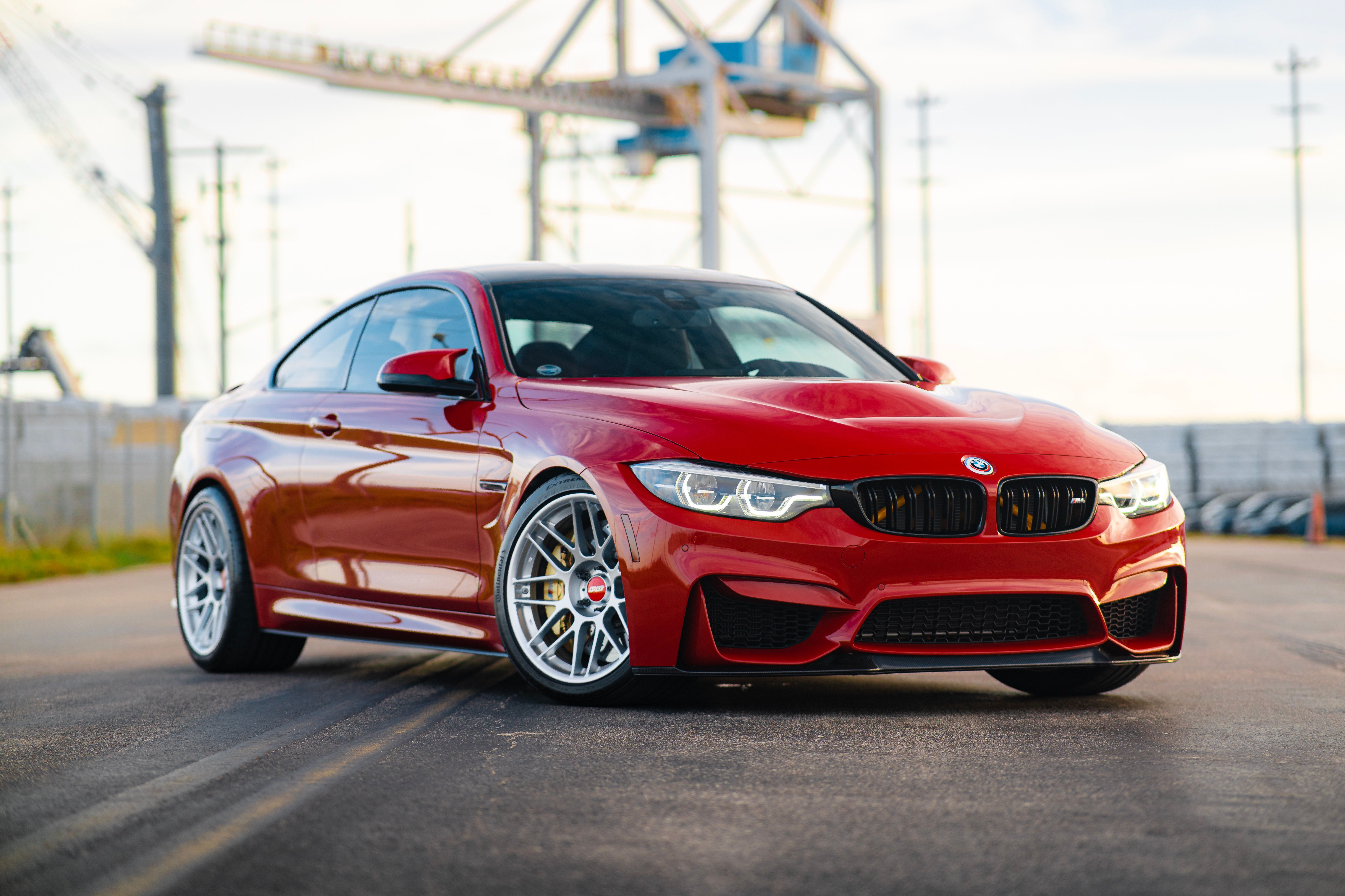 Red BMW M4 - ARC-8 in Hyper Silver