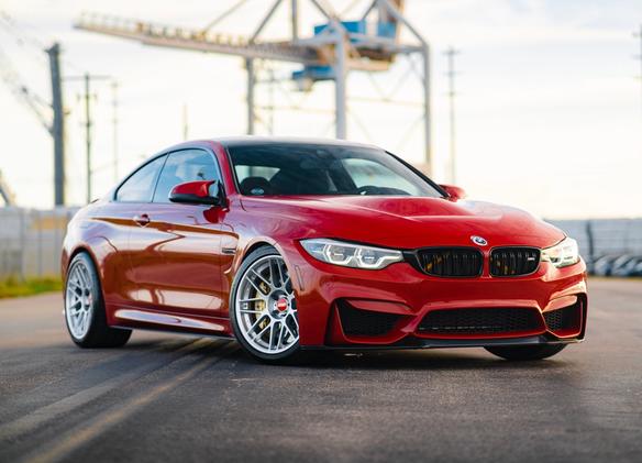 BMW F82 Coupe M4 with 19" ARC-8 in Hyper Silver