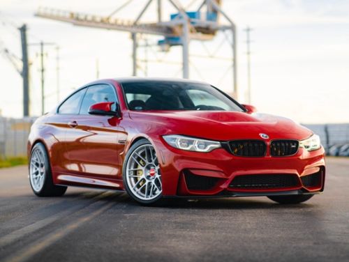 Red BMW M4 - ARC-8 in Hyper Silver