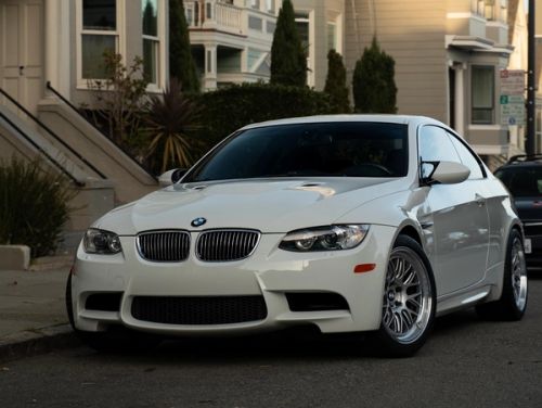 White BMW M3 - ML-10RT in Machined Lip Race Silver