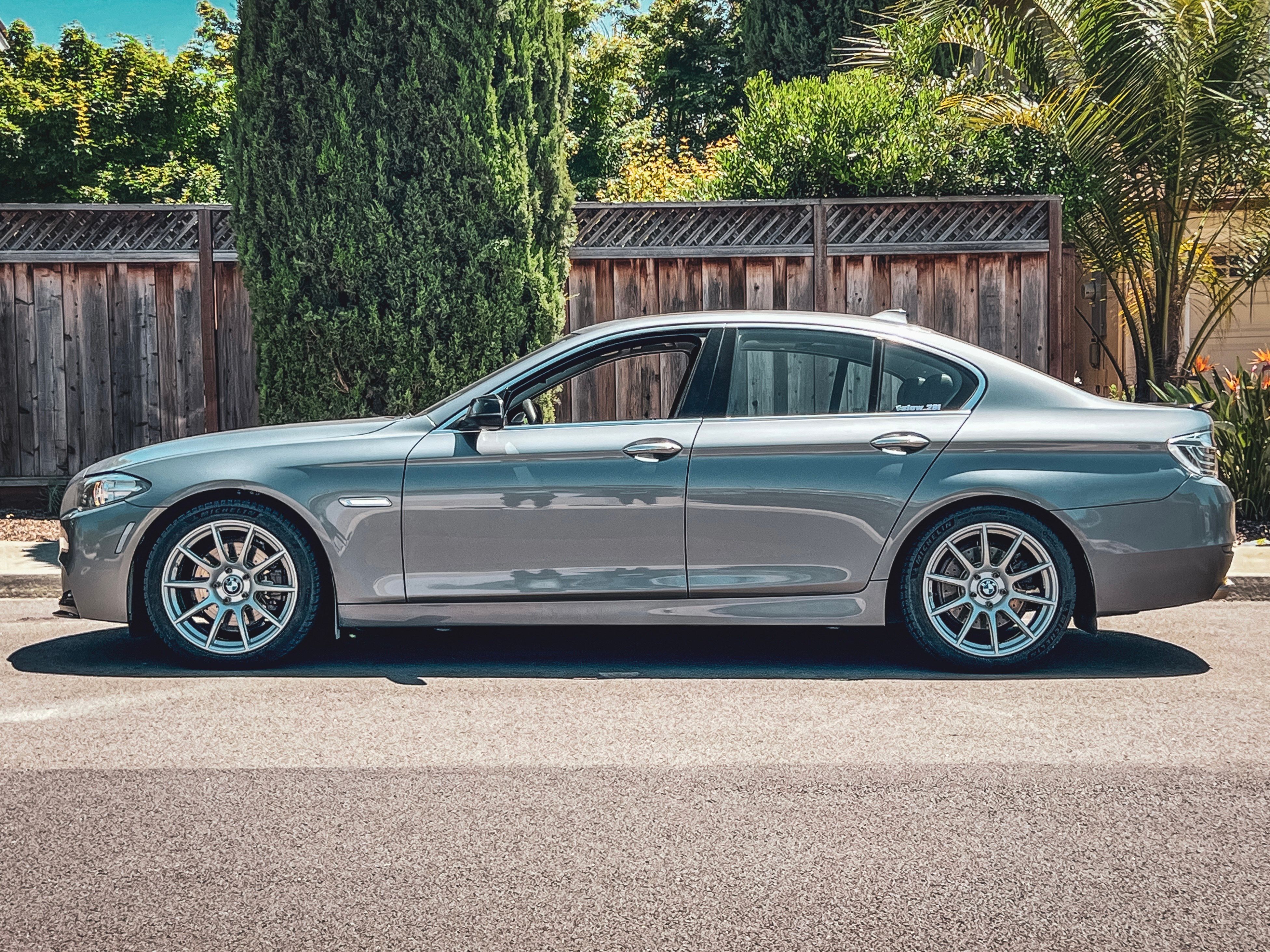 BMW F10 Sedan 5 Series with 19" SM-10 in Race Silver on BMW F10 F11 ...