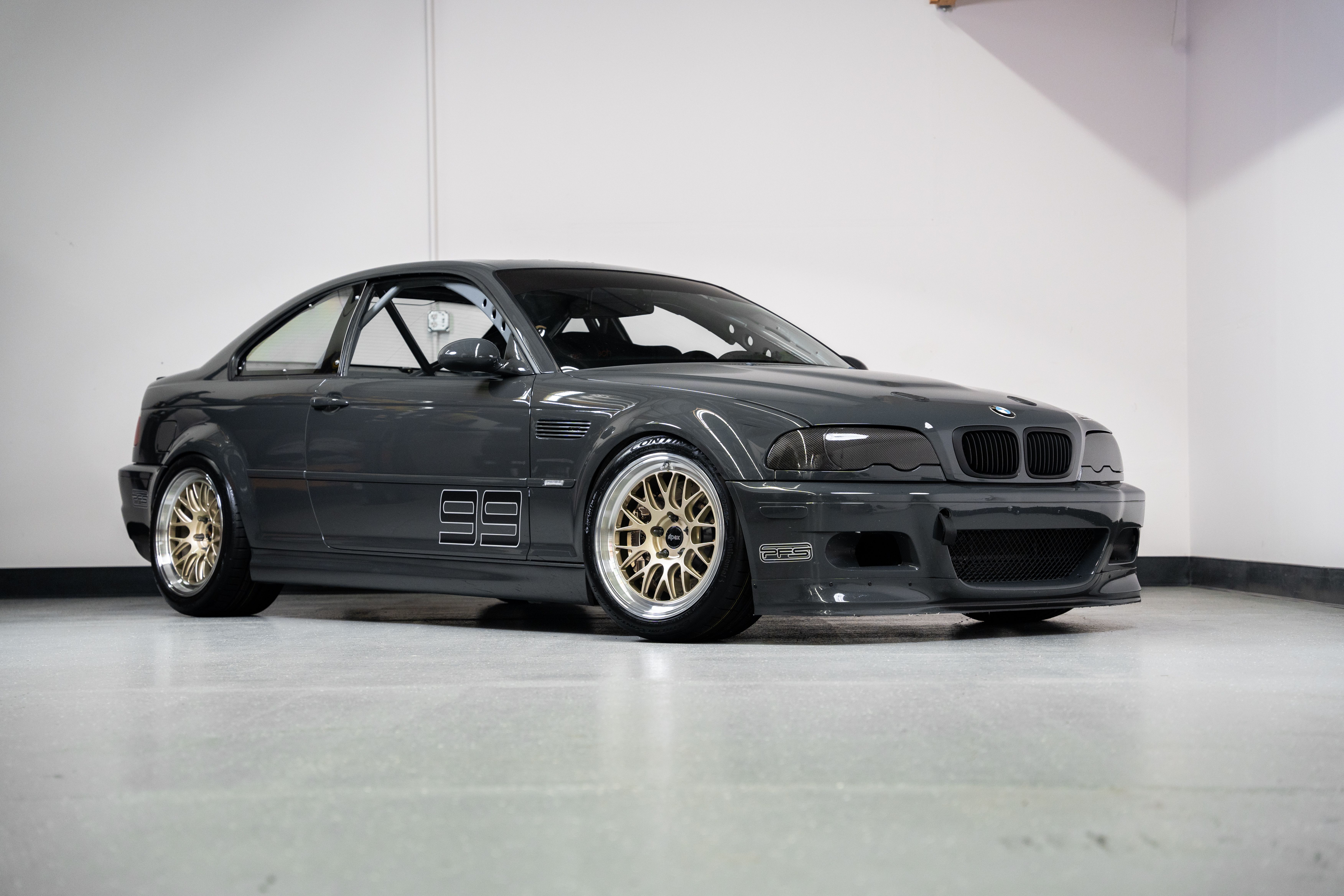 Grey BMW M3 - ML-10RT in Machined Lip Gloss Motorsport Gold