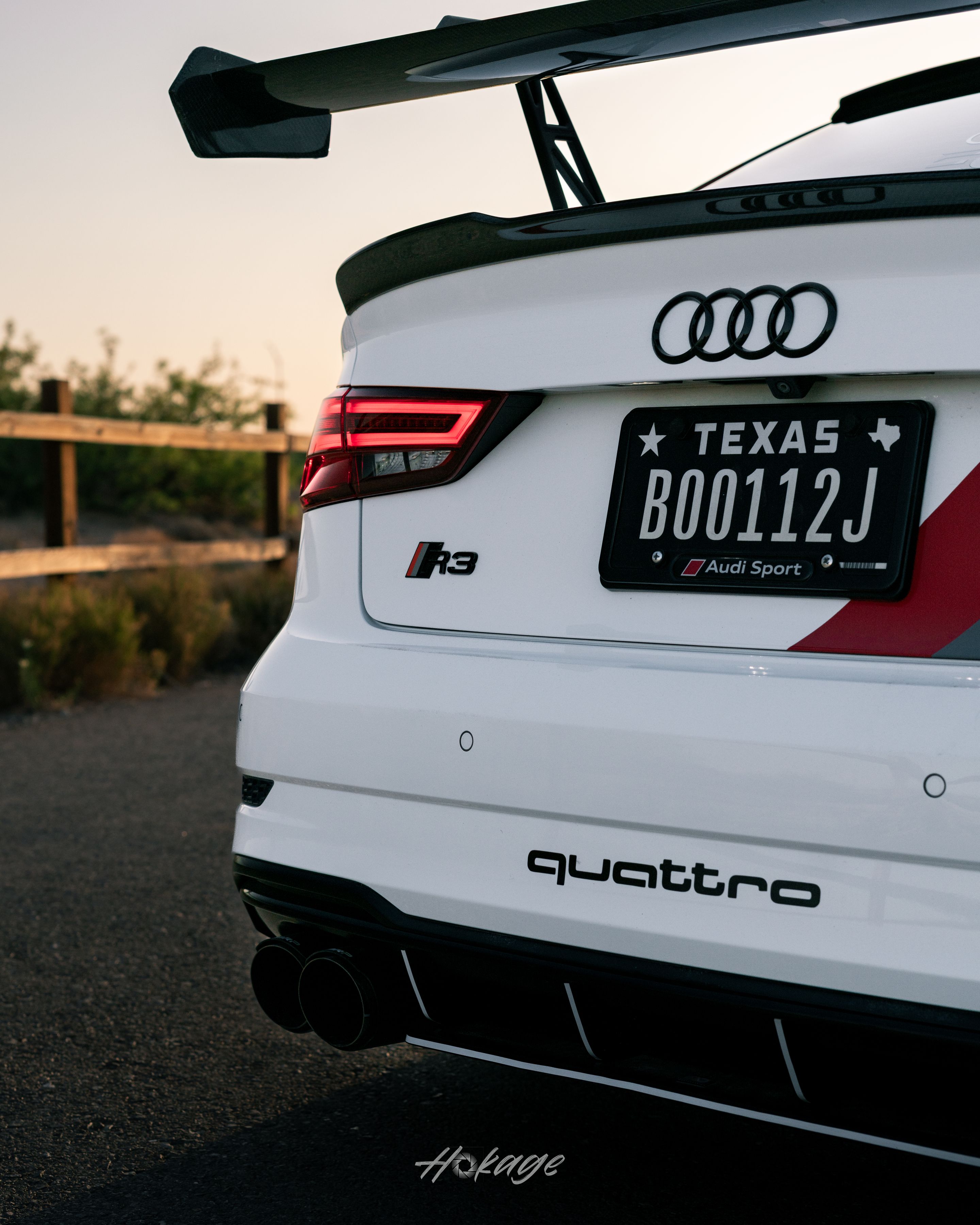 Race Livery Audi 8V A3 with 18" ML-10RT Apex wheels in Machined Lip Gloss Motorsport Gold