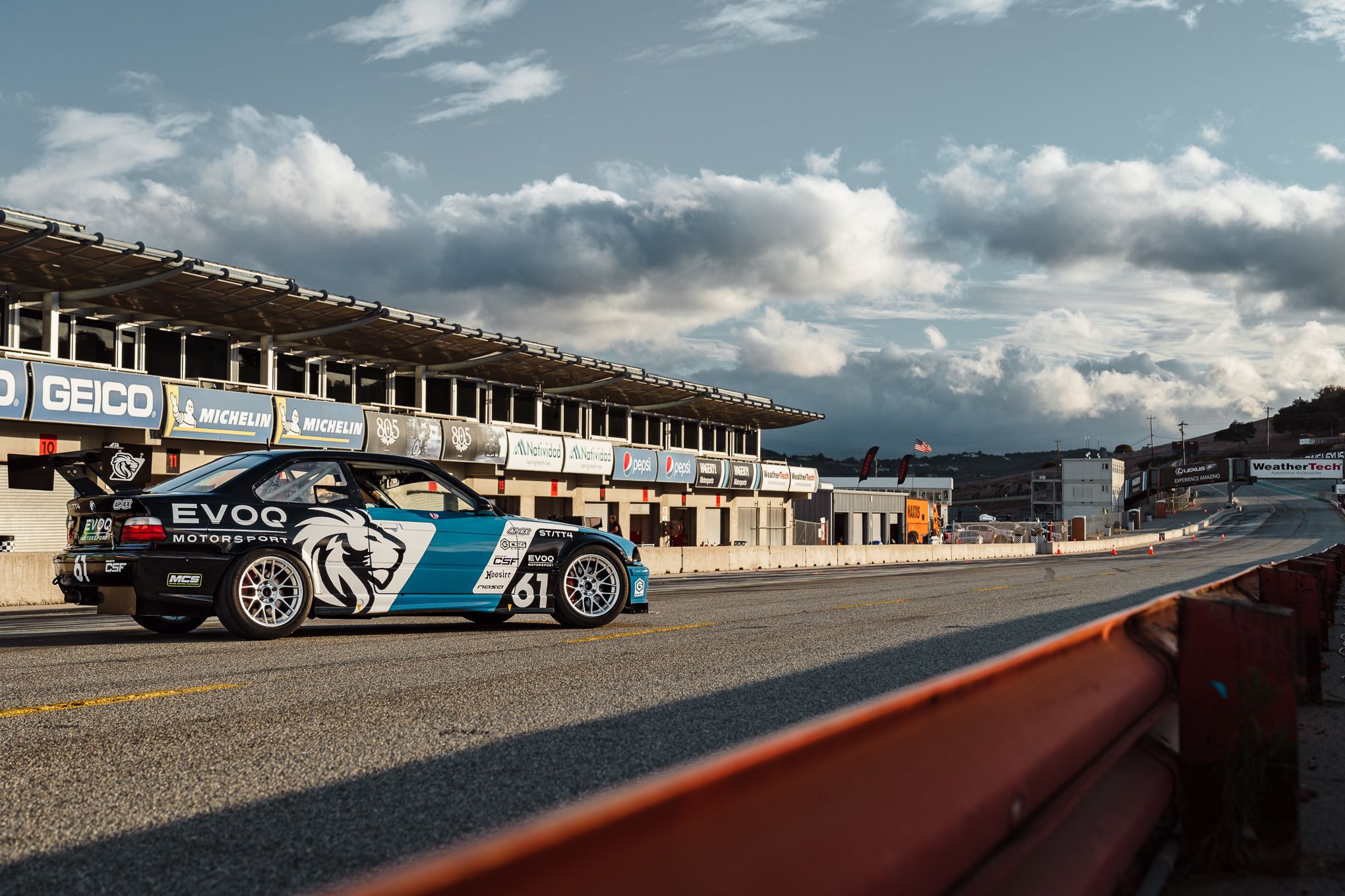 Multicolor BMW E36 3 Series with 17" ARC-8 Apex wheels in Hyper Silver
