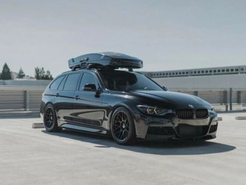 Black BMW 3 Series - ARC-8 in Satin Black