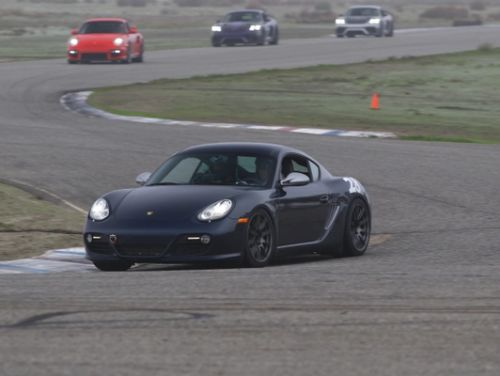 Blue Porsche Cayman - SM-10 in Anthracite