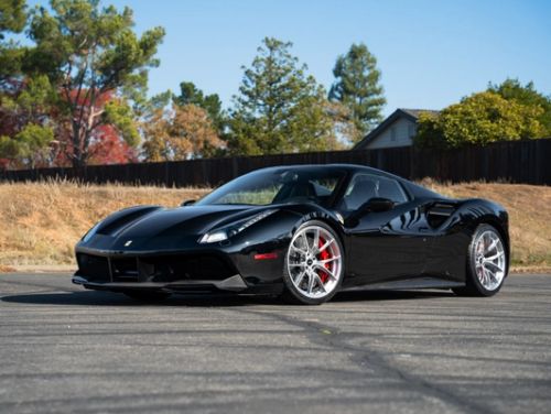 Black Ferrari 488 - VS-5RS in Brushed Clear