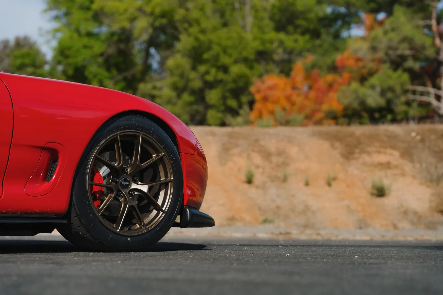 Mazda FD RX-7 with 17