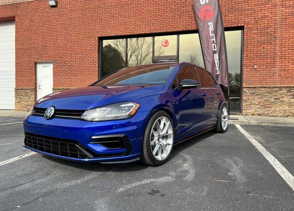 VW MK7 Golf R with 18" VS-5RS in Brushed Clear