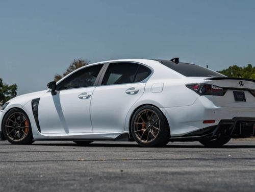 White Lexus GS - VS-5RS in Satin Bronze