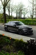 Black BMW 1 Series - ARC-8 in Satin Black