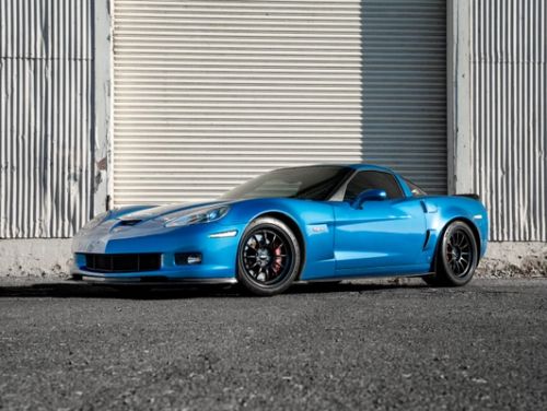 Blue Chevrolet Corvette - SL-12RT in Satin Black