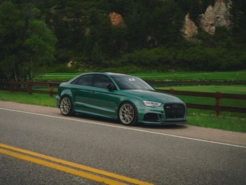 Green Audi RS 3 - SM-10RS in Motorsport Gold