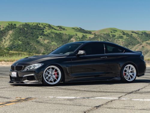Black BMW 4 Series - VS-5RS in Brushed Clear