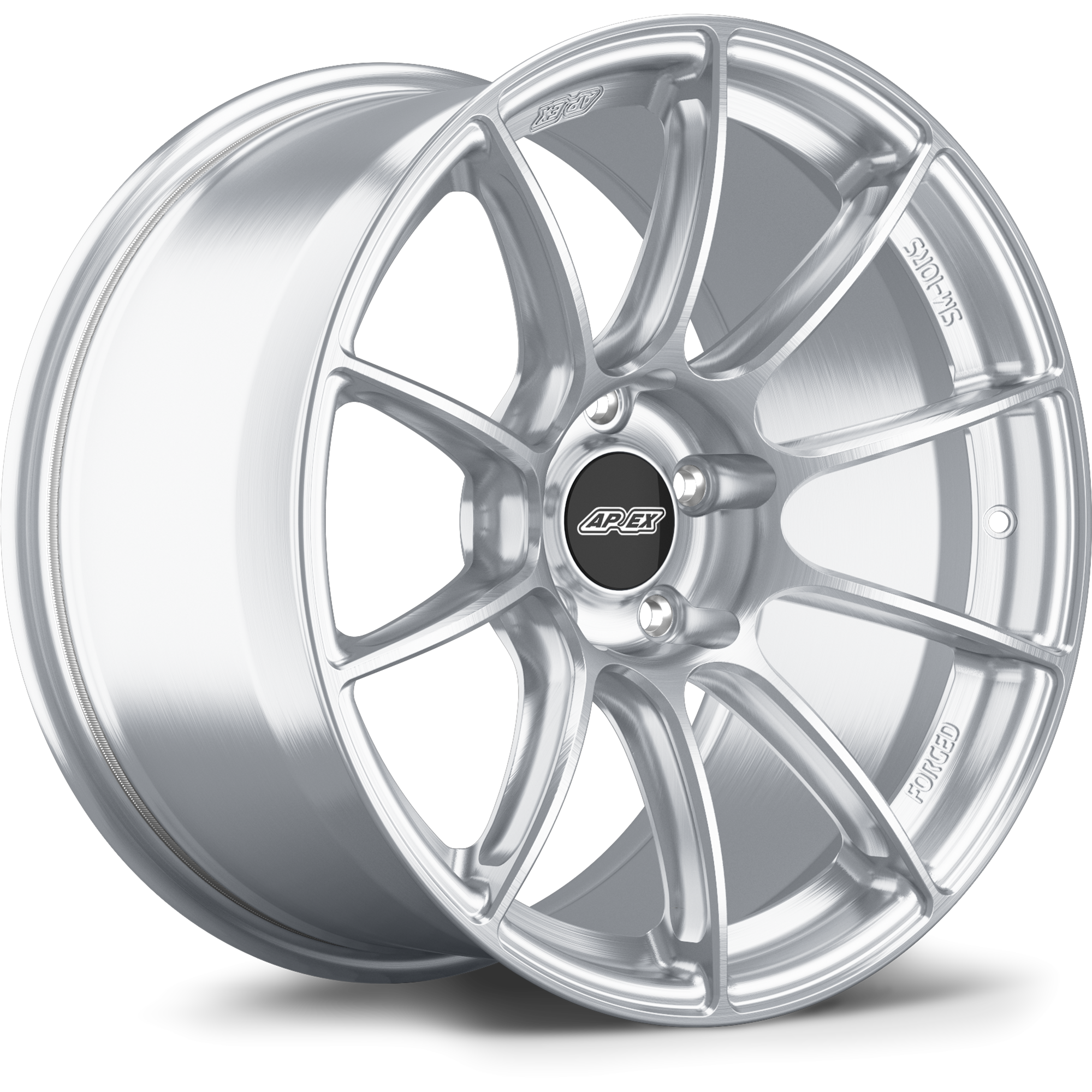 SM-10RS, Brushed Clear, 18", 5 Lugs, Profile 3