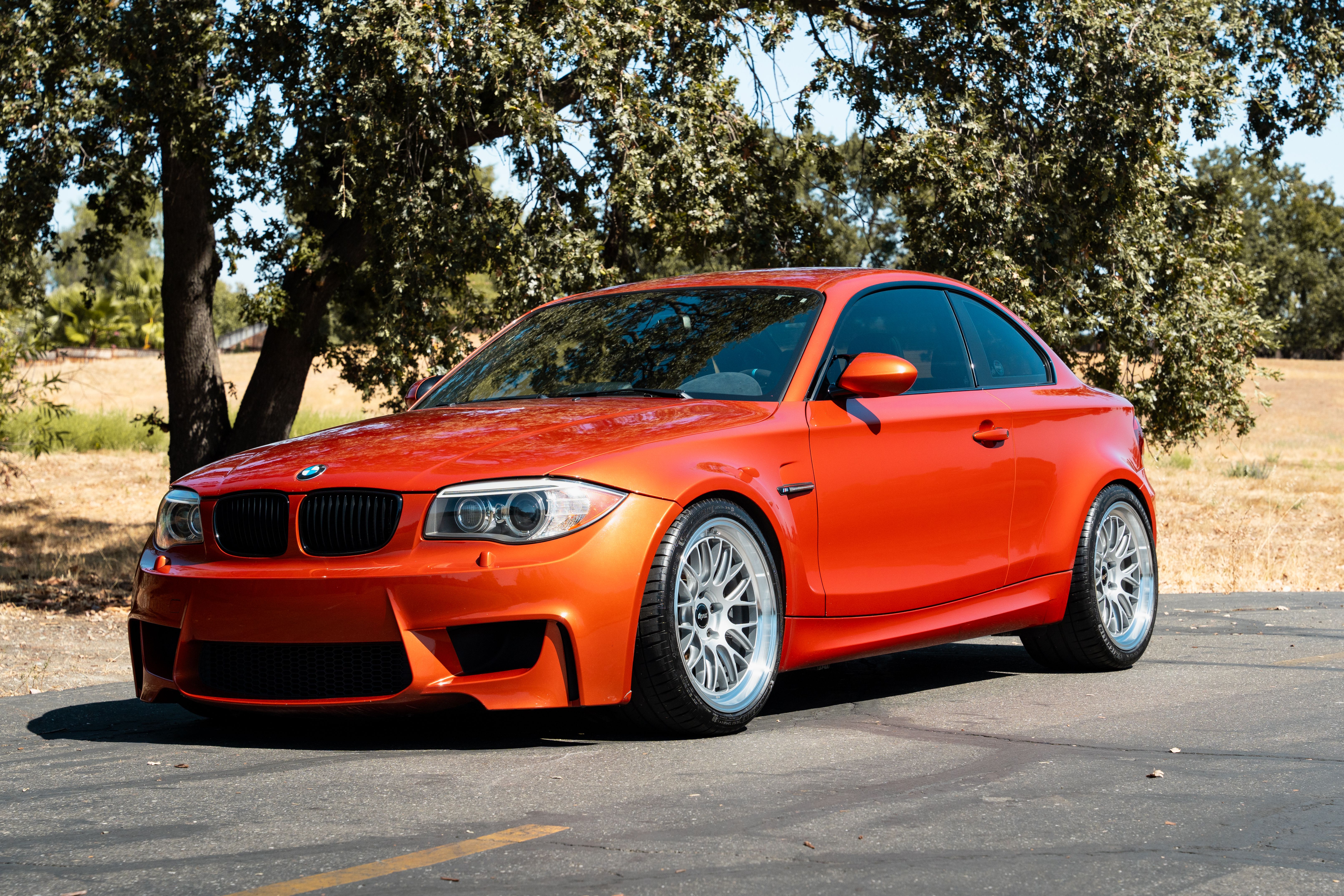 Orange BMW 1M - ML-10RT in Machined Lip Race Silver