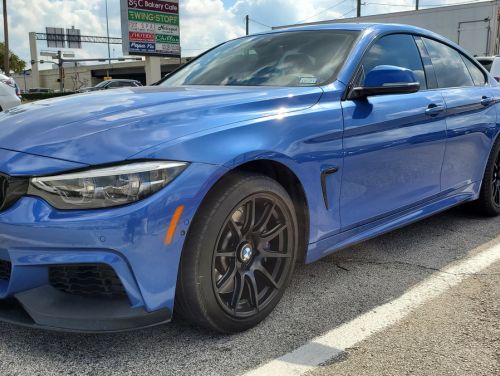Blue BMW 4 Series - SM-10 in Satin Black