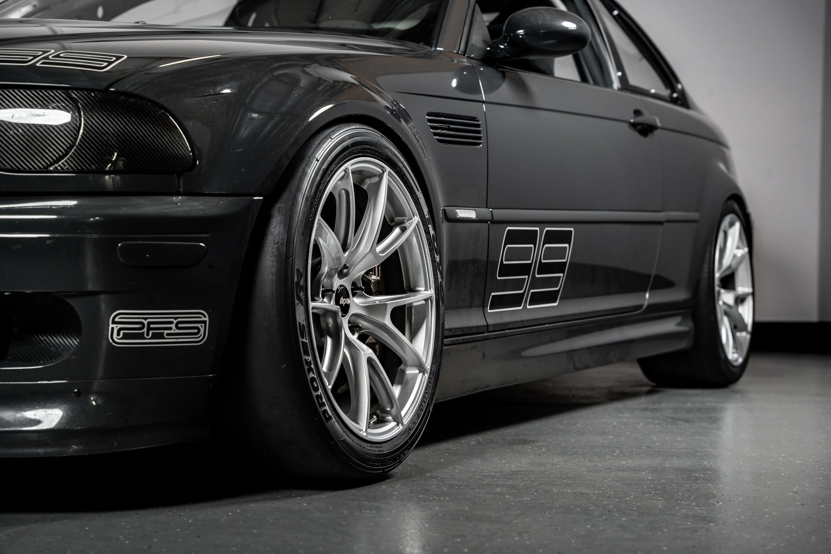 BMW E46 M3 with 18