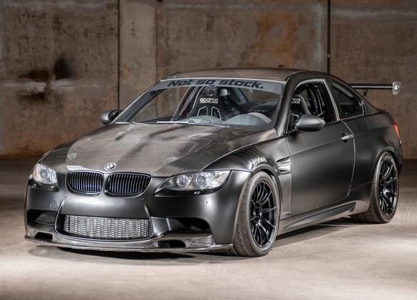 BMW E92 Coupe M3 with 18" SM-10 in Satin Black