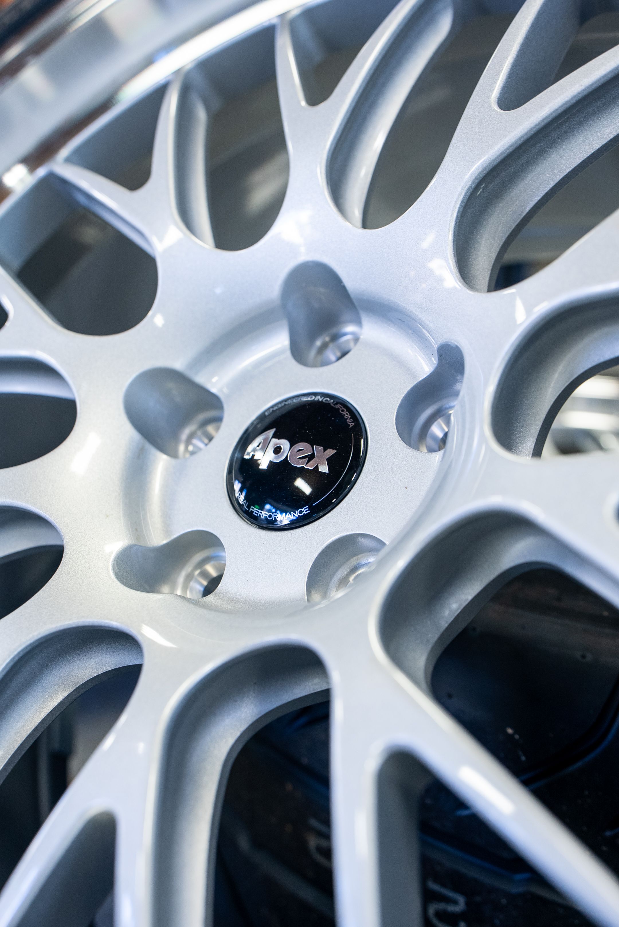 Blue BMW G20 Sedan 3 Series with 19" ML-10RT Apex wheels in Machined Lip Race Silver