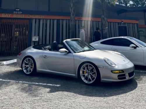 Silver Porsche 911 - VS-5RS in Brushed Clear