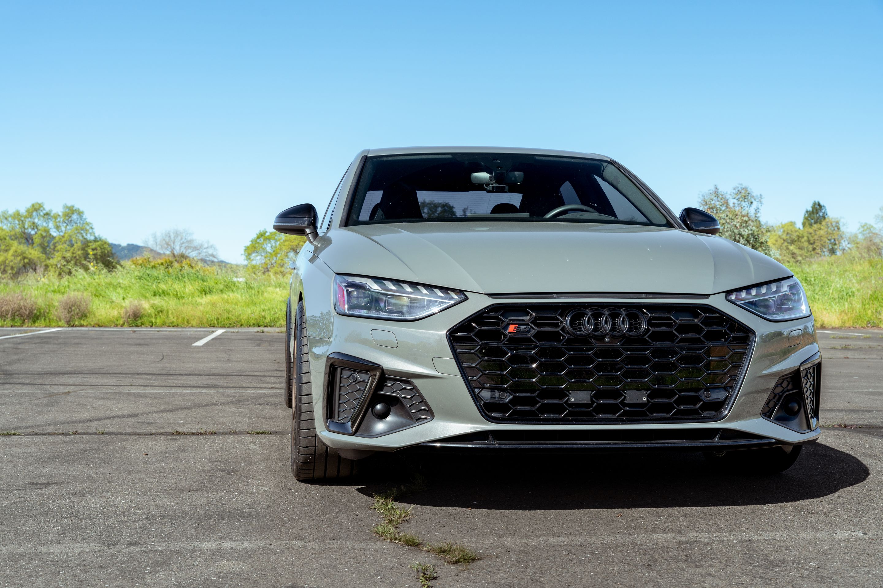 Grey Audi B9 S4 with 19" SM-10 Apex wheels in Satin Bronze