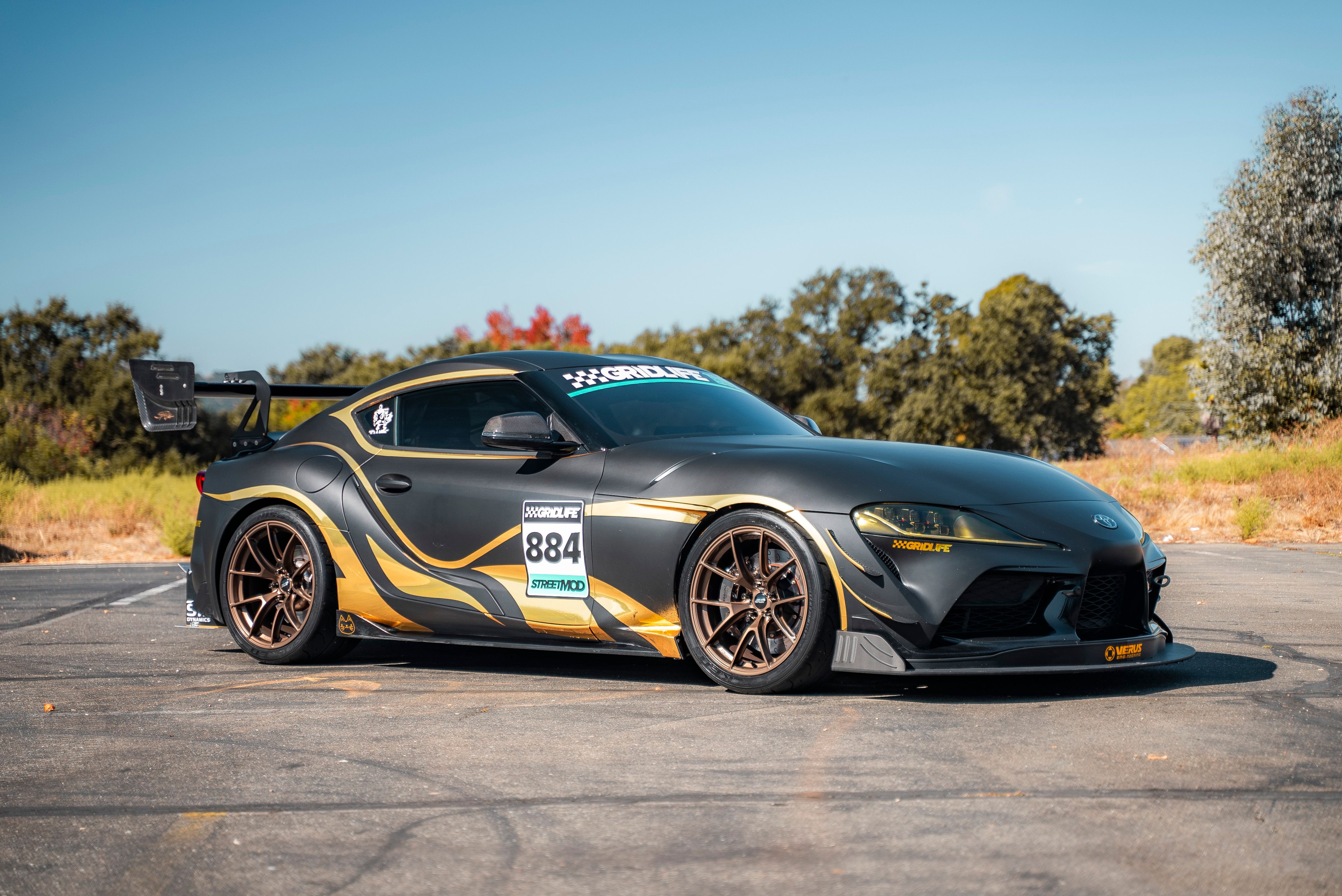 Grey Toyota Supra - VS-5RS in Satin Bronze