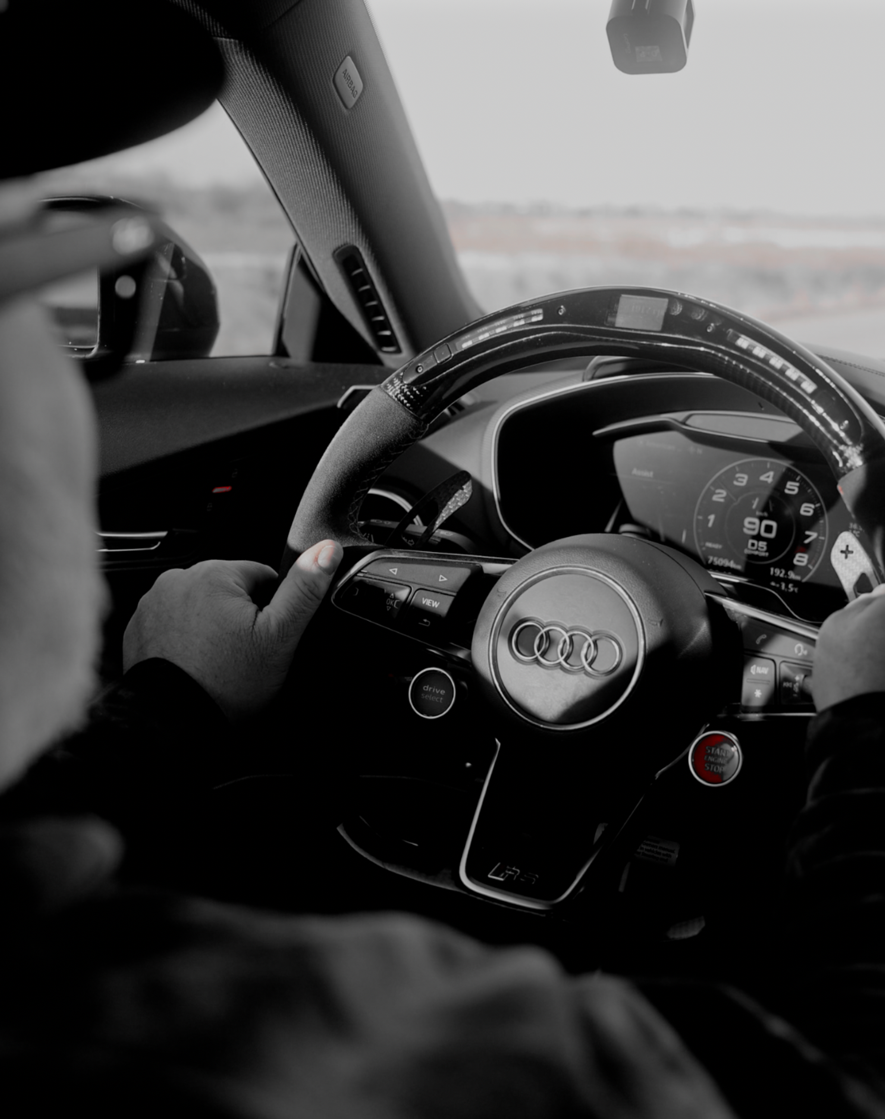 Race Livery Audi FV/8S TT RS with 18" TC-10RT Apex wheels in Anthracite