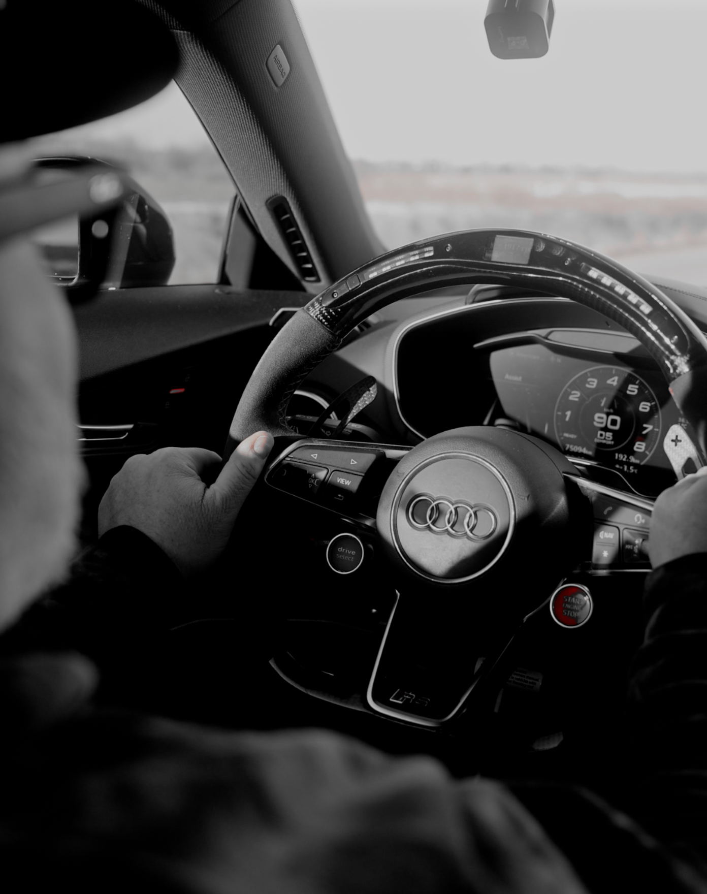 Race Livery Audi FV/8S TT RS with 18" TC-10RT Apex wheels in Anthracite