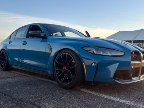 Blue BMW M3 - VS-5RE in Satin Black