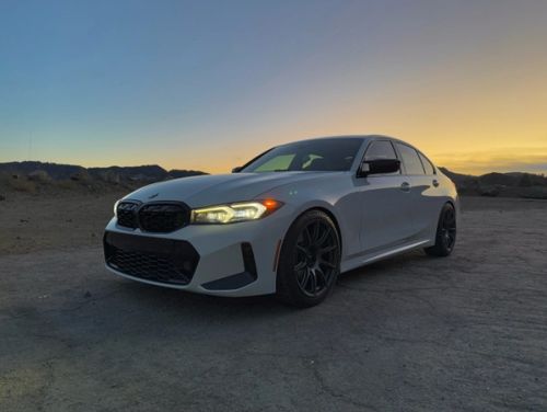 White BMW 3 Series - SM-10 in Anthracite