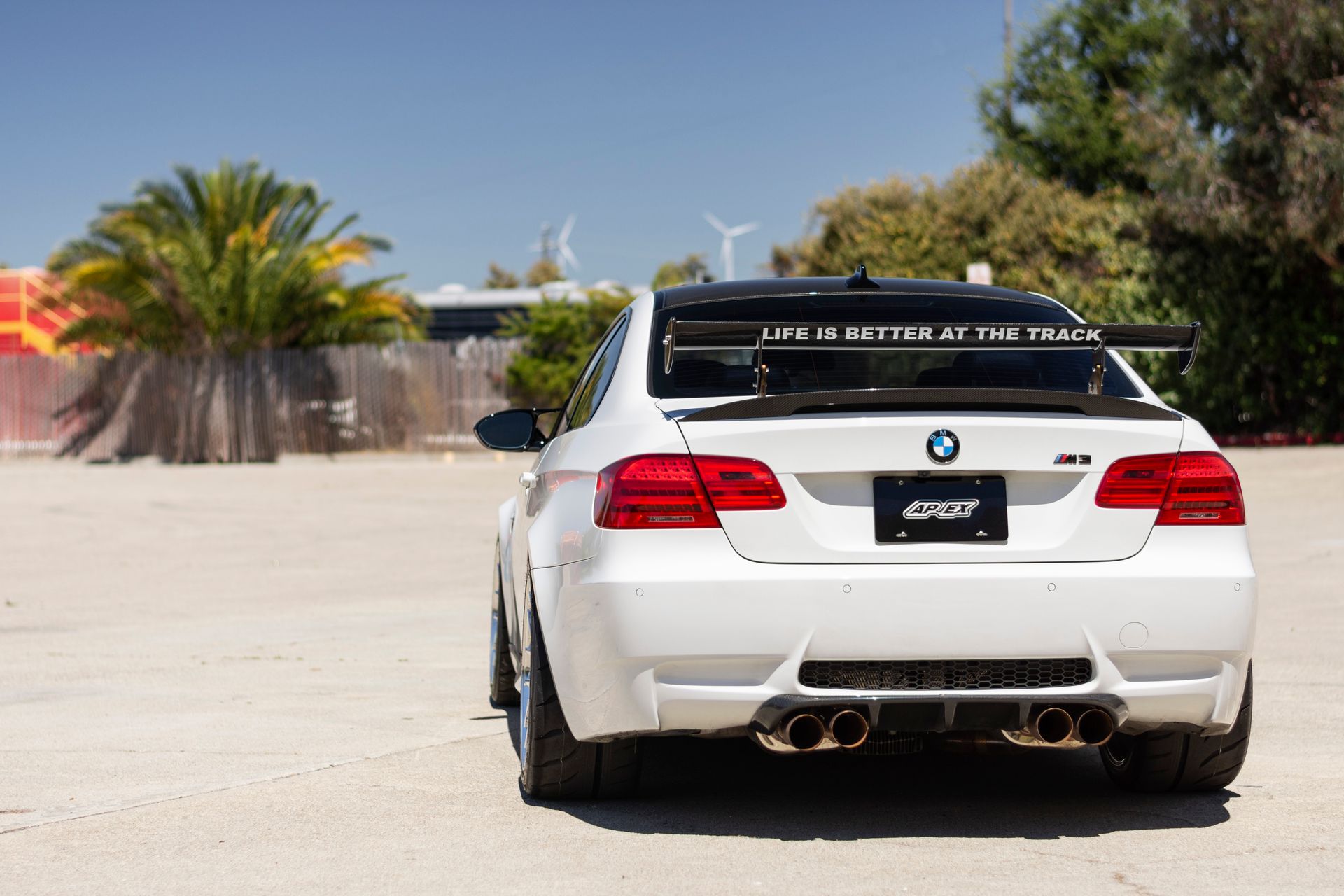 BMW E92 Coupe M3 with 18" EC-7R in Polished