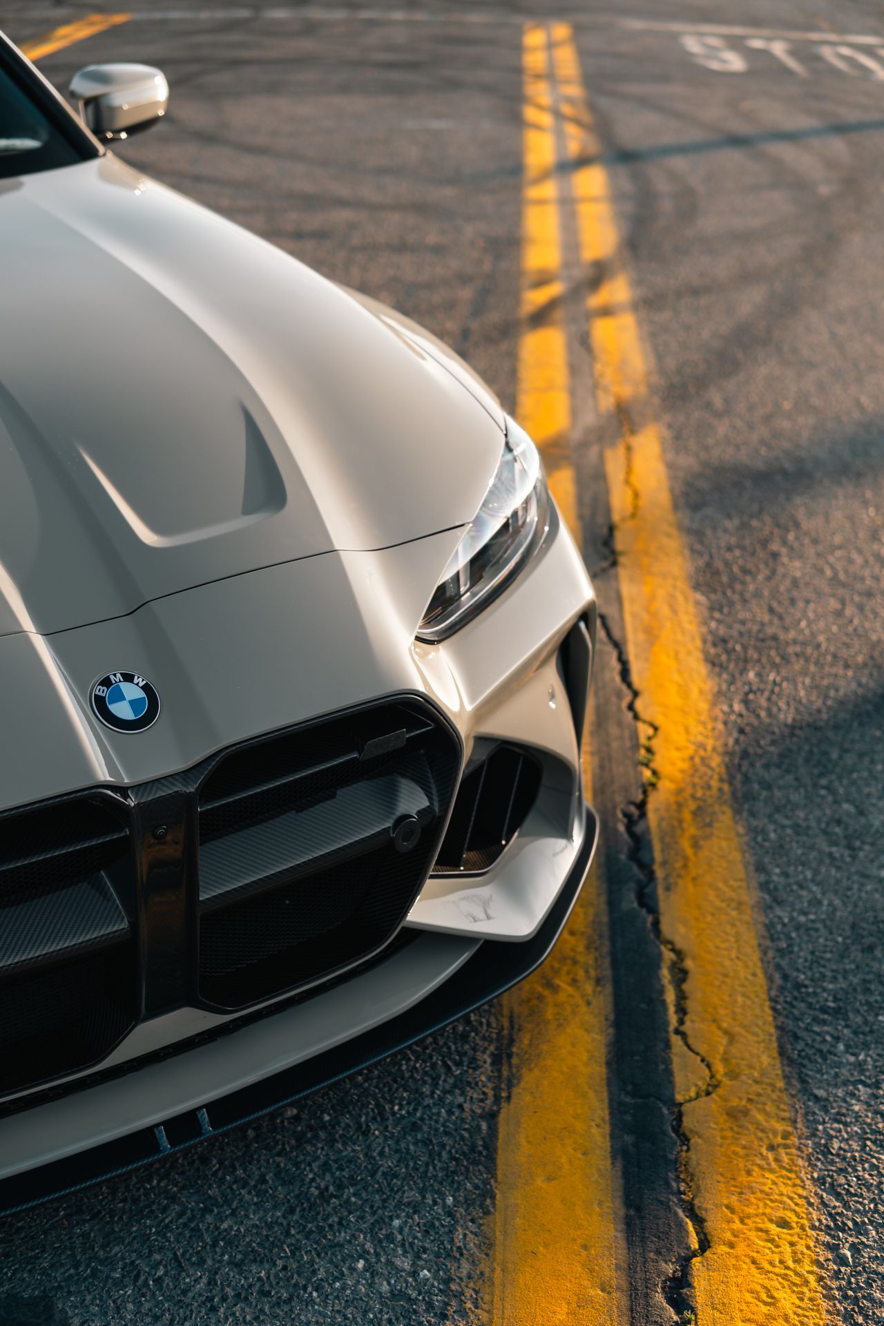 Grey BMW G80 M3 with 19" VS-5RS Apex wheels in Satin Black