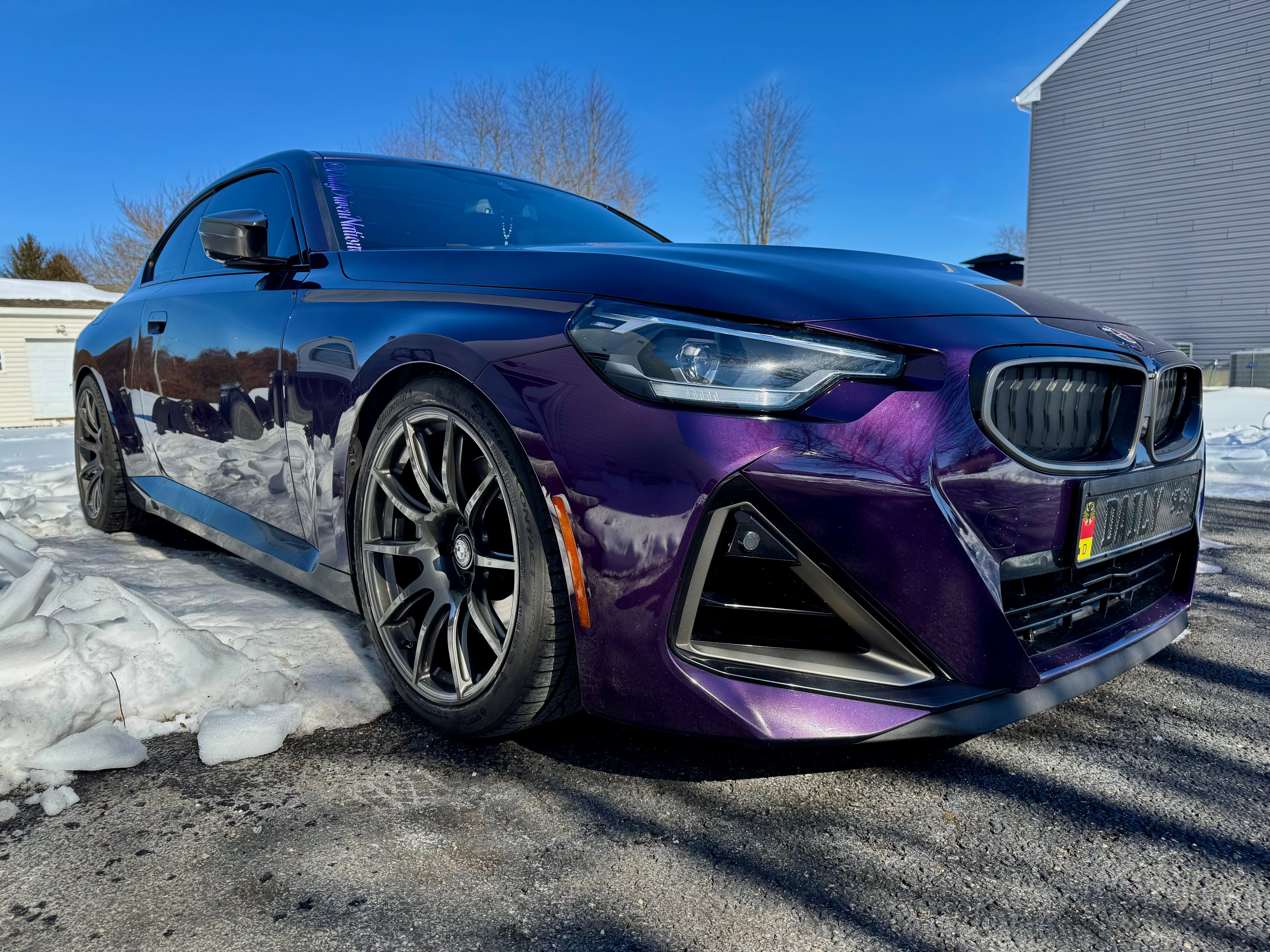 Purple BMW 2 Series - SM-10 in Anthracite