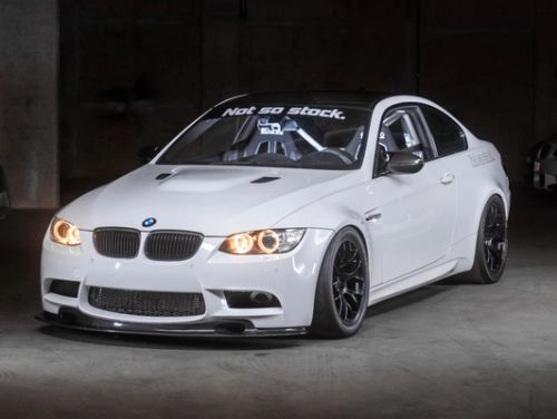 White BMW M3 - EC-7 in Satin Black